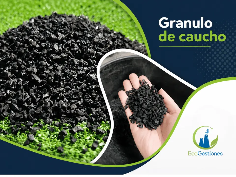 Gránulo de caucho reciclado EcoGestiones