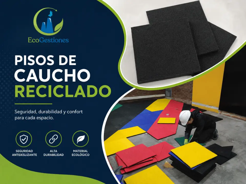 Ecobaldosas antifatiga de caucho reciclado EcoGestiones